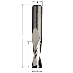 Фреза спиральная верхний рез HWM Z2 S=12 D=12x42x90 RH