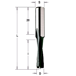 8x30x58 S=8 HW Z2 сверло для глухих отверстий для присадочных фрезеров и Mafell®