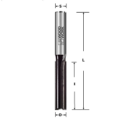 Фреза пазовая прямая Extra Z2 S=12 D=8x19x64 RH