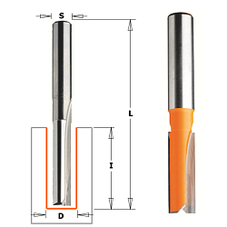 Фреза пазовая прямая HW Z2 S=12 D=12x50,8x108 RH