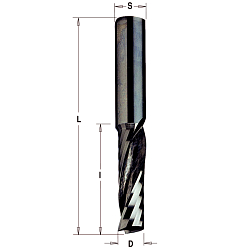 Фреза спиральная верхний рез HWM Z1 S=3 D=3x12x50 RH