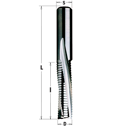 Фреза спиральная нижний рез со стружколомом HWM Z3R S=10 D=10x42x90 RH