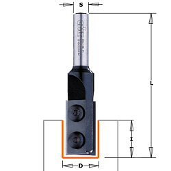 Фреза пазовая прямая со сменными ножами Z2 S=20 D=16x48,3x105 RH