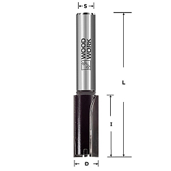 Фреза пазовая с угловым поднутрением HW Z2 S=8 D=12,7/4,36x13,9/24,2x63,5 RH