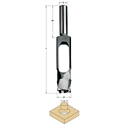 Сверло пазовое (Пробка) SP D=12x140 S=13x50 RH