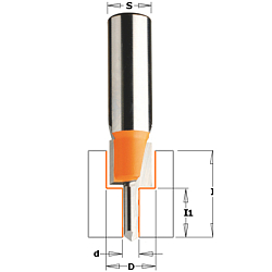 Фреза пазовая с угловым поднутрением HW Z2 S=8 D=12,7/4,36x13,9/24,2x63,5 RH