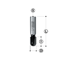 Фреза пазовая галтельная HW Z2 S=12 D=32x23x73 R=15,8 RH