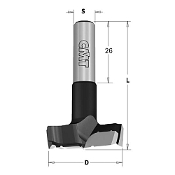 Сверло чашечное для присадочного станка HW Xtreme Z2R V2 S=10x26 D=25x70 RH