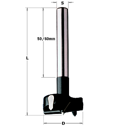 45x90 S=10x50 HW Z2 V2 сверло чашечное RH